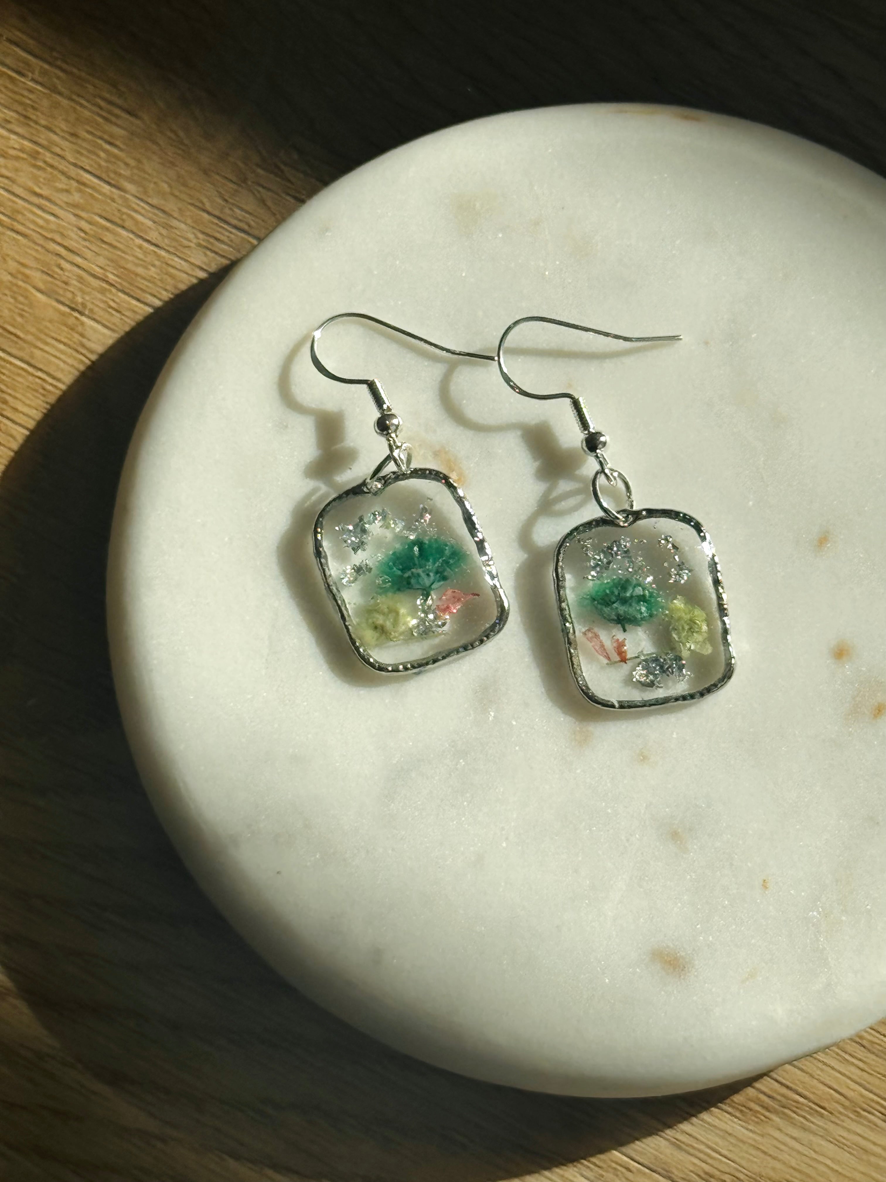 silver floral wonderland