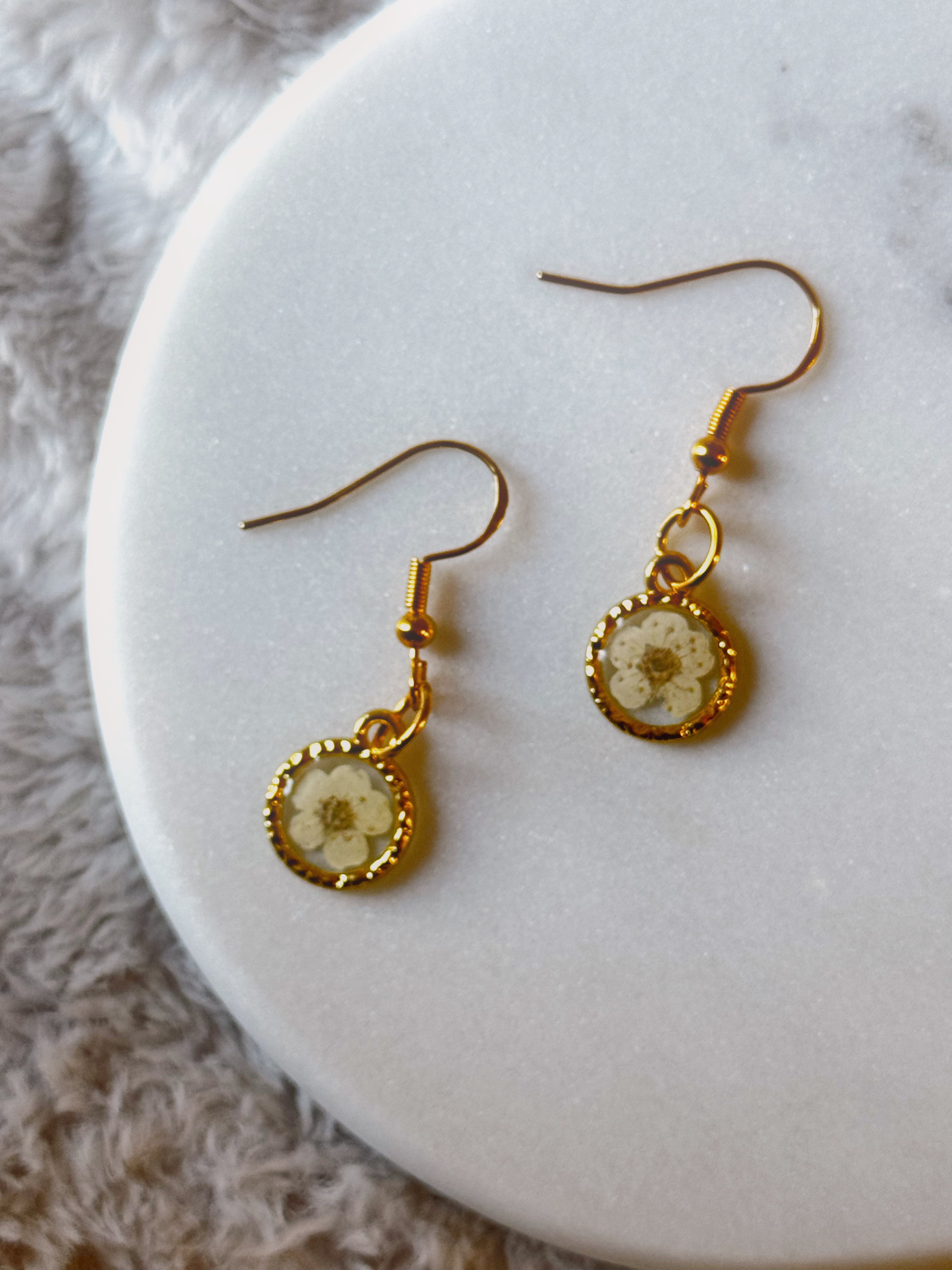floral teardrops