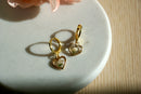 sweethearts mini hoop earrings