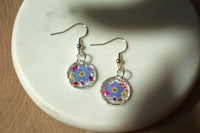 silver forget me nots earrings