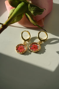 classic round floral hoops