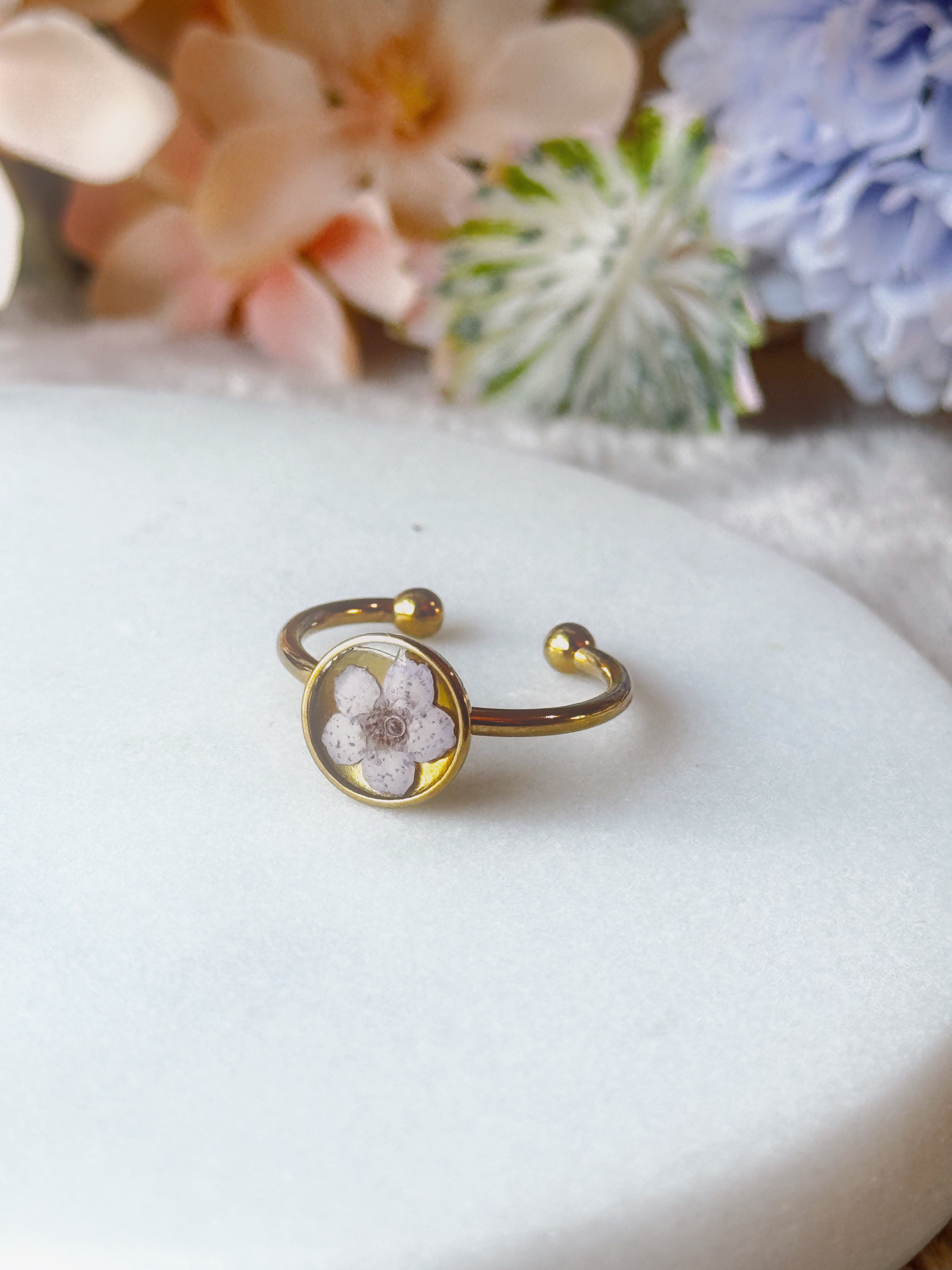 dainty flora ring