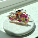 Pressed Rose Hair Claw