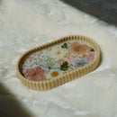 3D printed pressed flower decorative tray