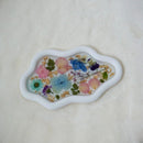 3D printed pressed flower cloud tray